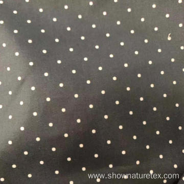 Cotton Satin Print Night Star Dots